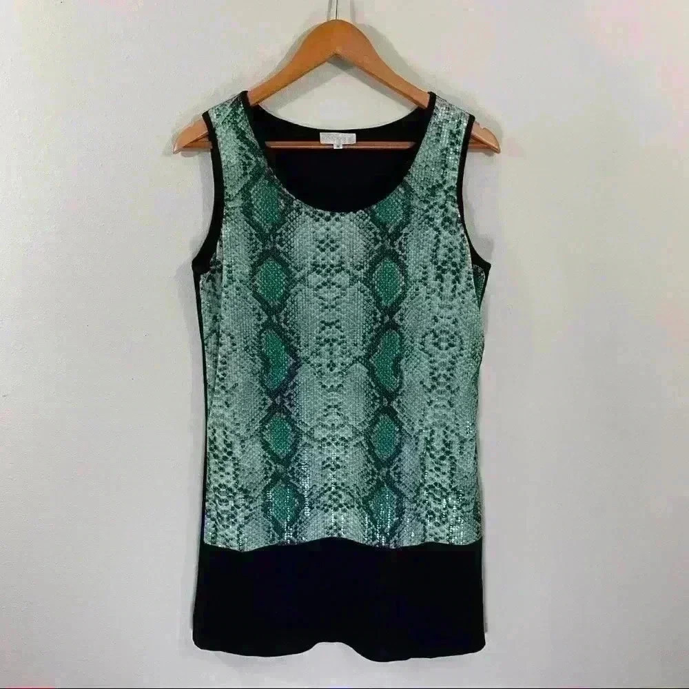Adore sequin front tunic or short dress